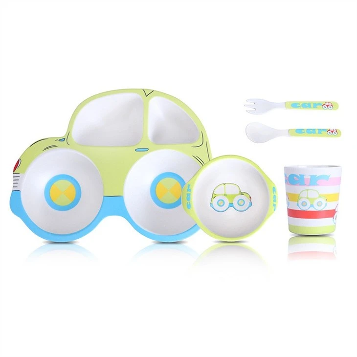Bamboo Fiber Children's Tableware Set